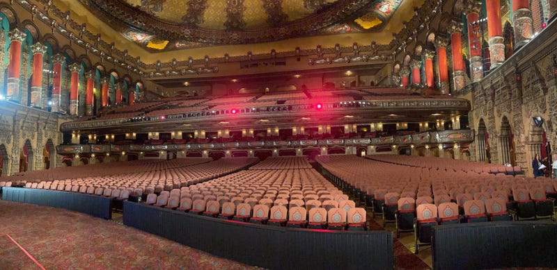 New seats inside Fox Theater