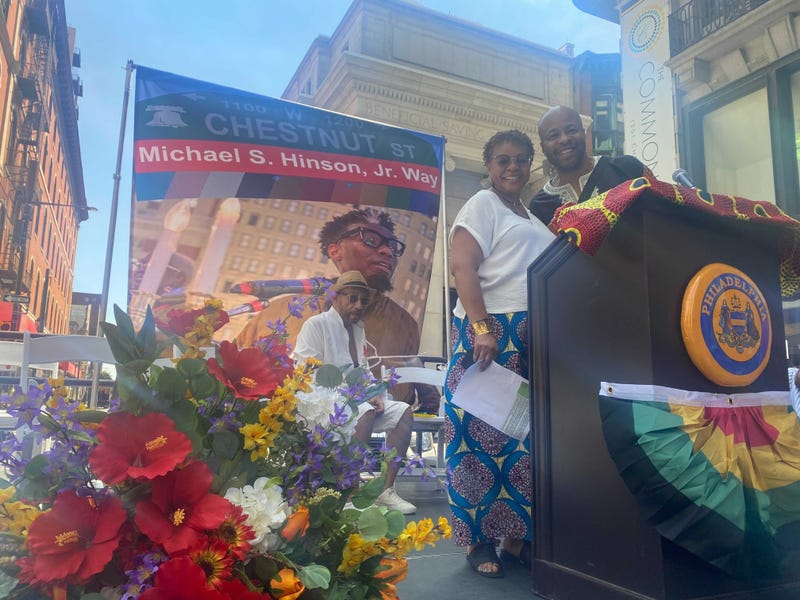 Michael S. Hinson, Jr. Way unveiling ceremony