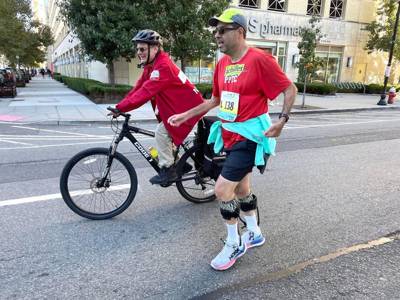 Michael Ring suffered paralysis as a result of Guillain-Barré syndrome in 2014. By 2017, he was again running the NYC marathon.