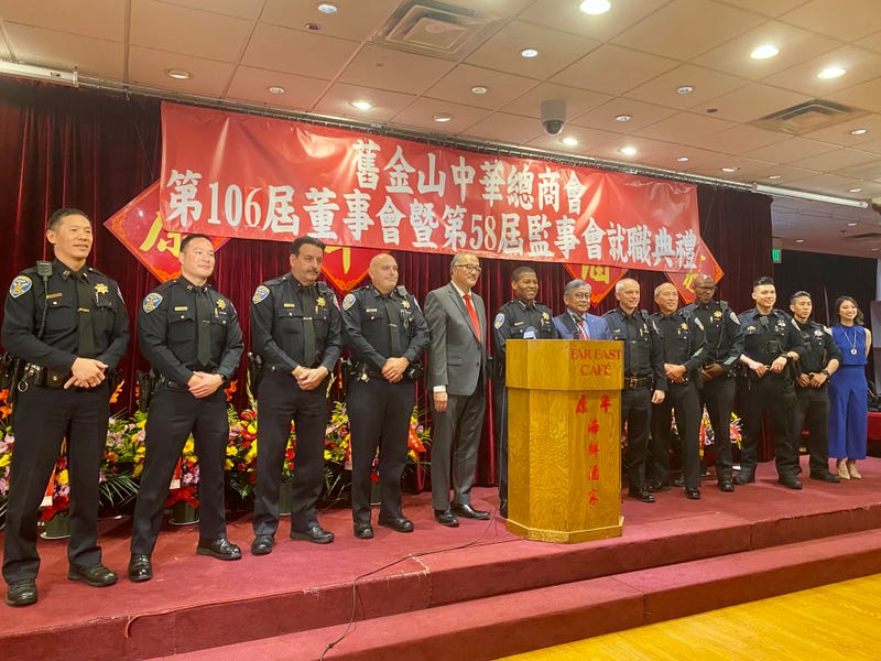 The Chinese Chamber of Commerce swearing-in ceremony.