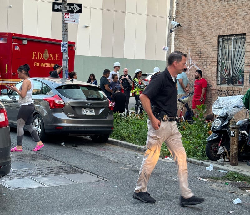 Residents were meeting with the Red Cross to find a place to stay