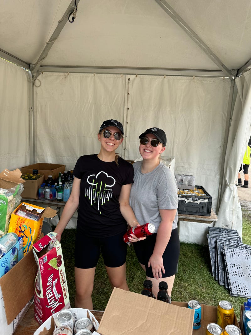 Musically Fed volunteers at a previous Lollapalooza festival. The team will be at Lollapalooza this year to deliver unused catering food to families in need.