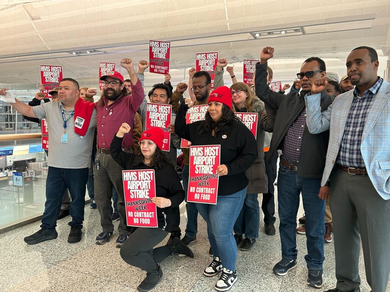A threat to strike from MSP Airport Food Service workers is looming ahead of a holiday travel rush.