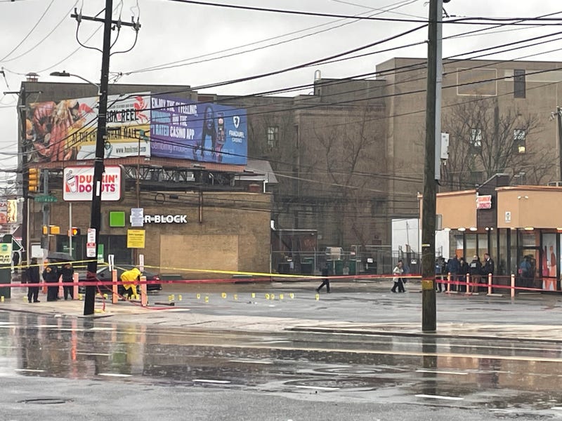 Philadelphia police are saying a fifth suspect in the March 6 mass shooting in NE Philadelphia was acting as lookout in this Dunkin' location.