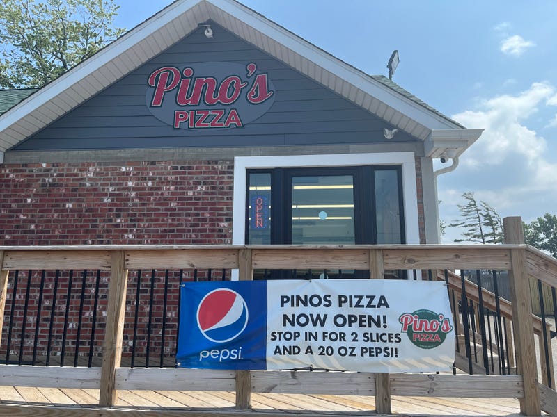 Pino's Pizza, a recently-added extension of O'Neill's Stadium Inn in Orchard Park, N.Y. (08/03/2023)