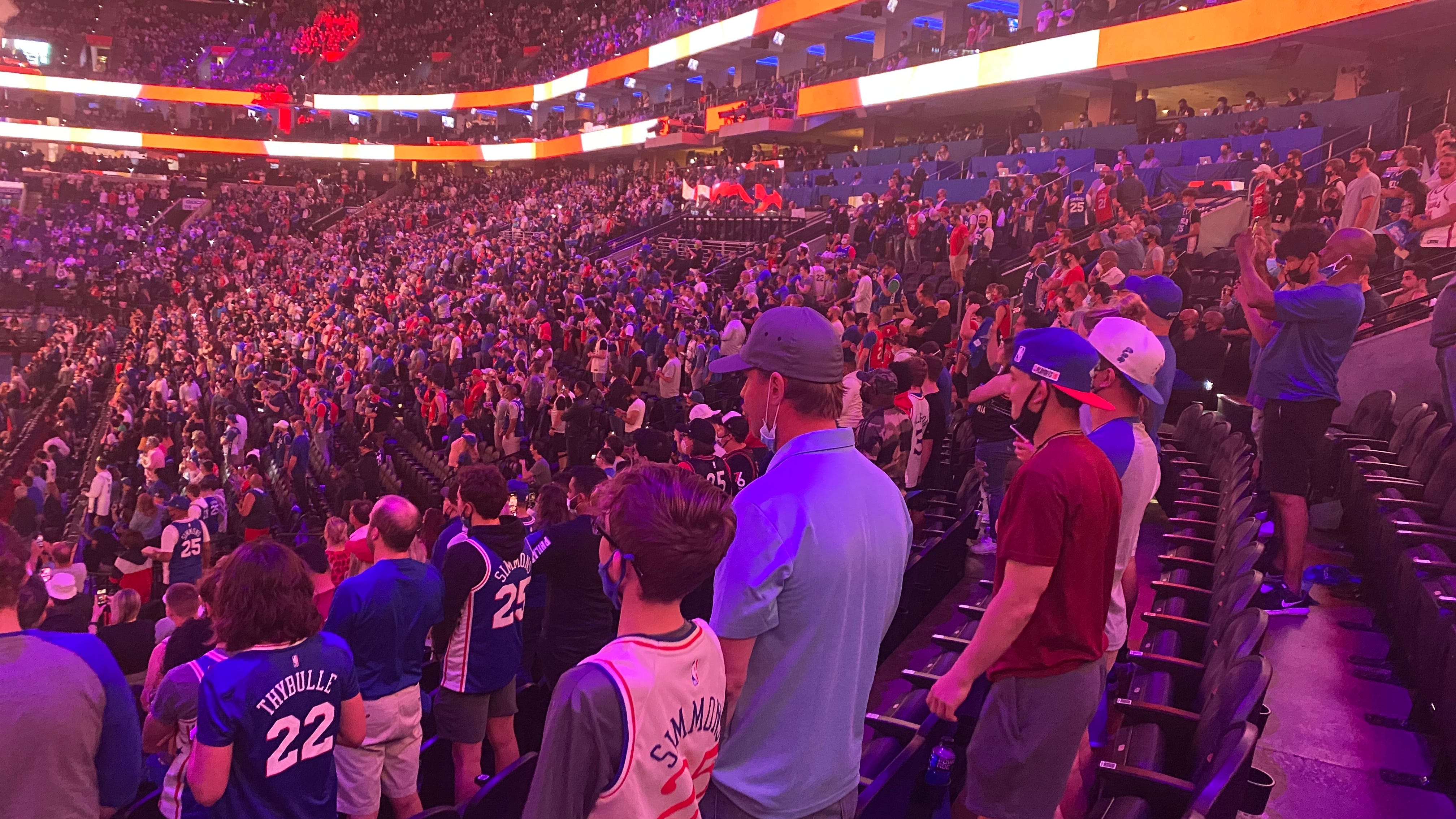 'So excited to get back to a full crowd': Sixers fans pack Wells Fargo Center for Game 5 win