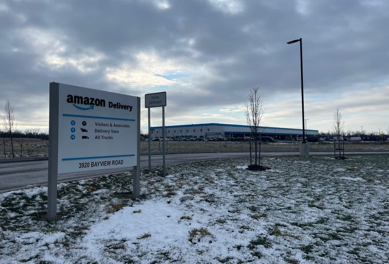 Amazon's "DBU7" delivery station in Hamburg