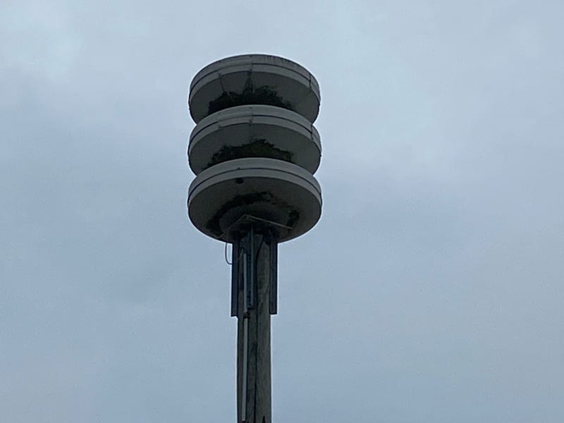 A weather siren that will be used for Atlantic City's juvenile curfew.