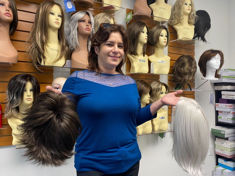 Karina runs Wigs 360, a by-appointment-only shop in Feasterville