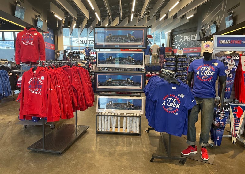 AFC East gear at the Bills Store