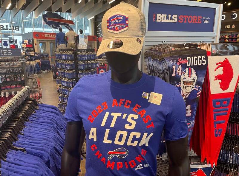 AFC East gear at the Bills Store