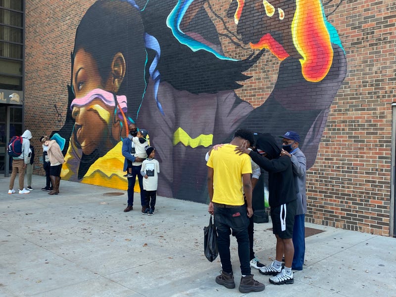 The faith community rallied around a West Side high school Monday morning after a student was shot to death.