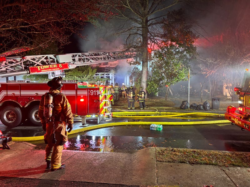 Bucks County house fire