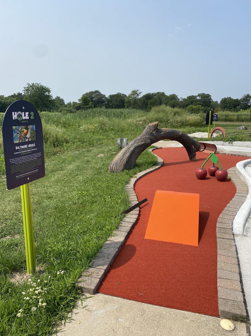 According to Lincoln Park Zoo, the obstacles and sculptures for the 18-hole miniature golf course are all inspired by the 205 species of migratory birds that pass through the park each year.