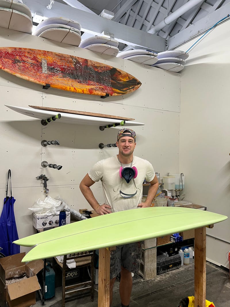 Scott Turner is the founder and owner of Flux Surfboards in  Chicago.  He hand-shapes and glasses surfboards - start to finish all by himself, and he's found a great deal of support among the Great Lakes surf community.