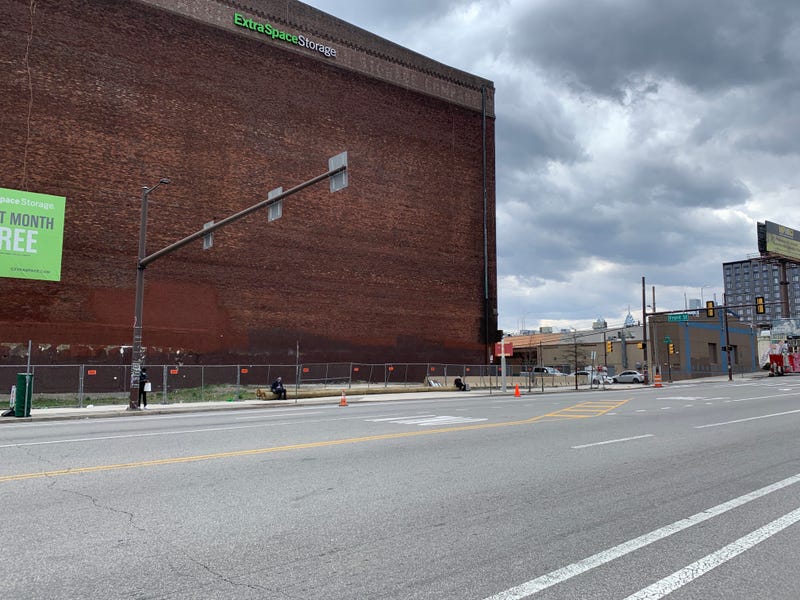 The current bus terminal is located on the south side of Spring Garden at Front Street in Northern Liberties.