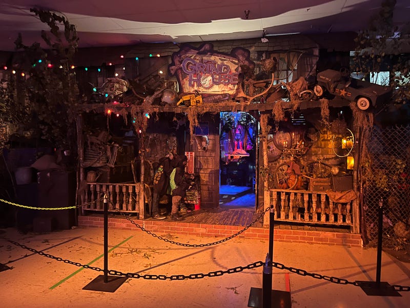 Entrance to the Grind House at Frightworld