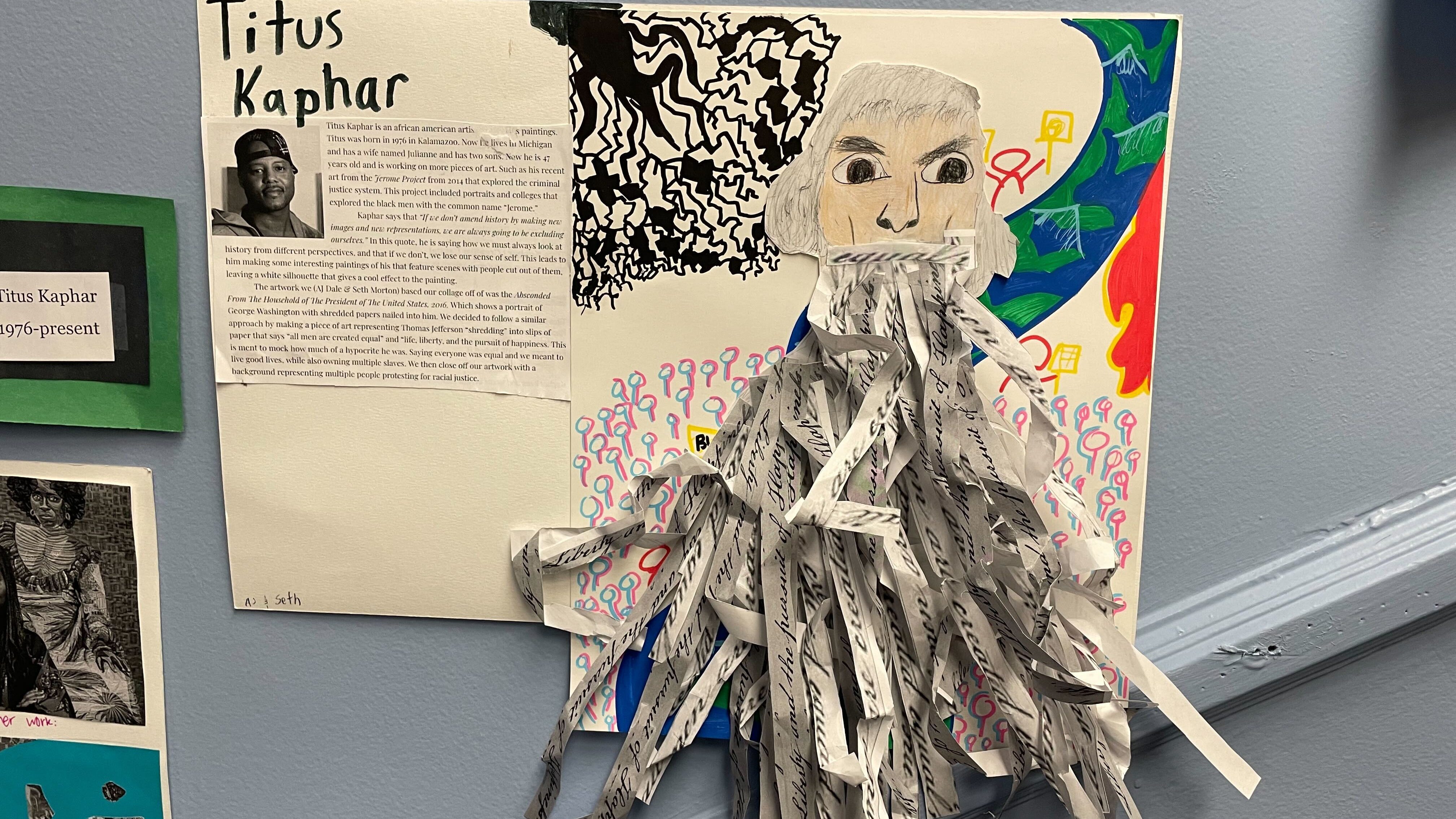 CPS students create an interactive art show to celebrate Black History Month