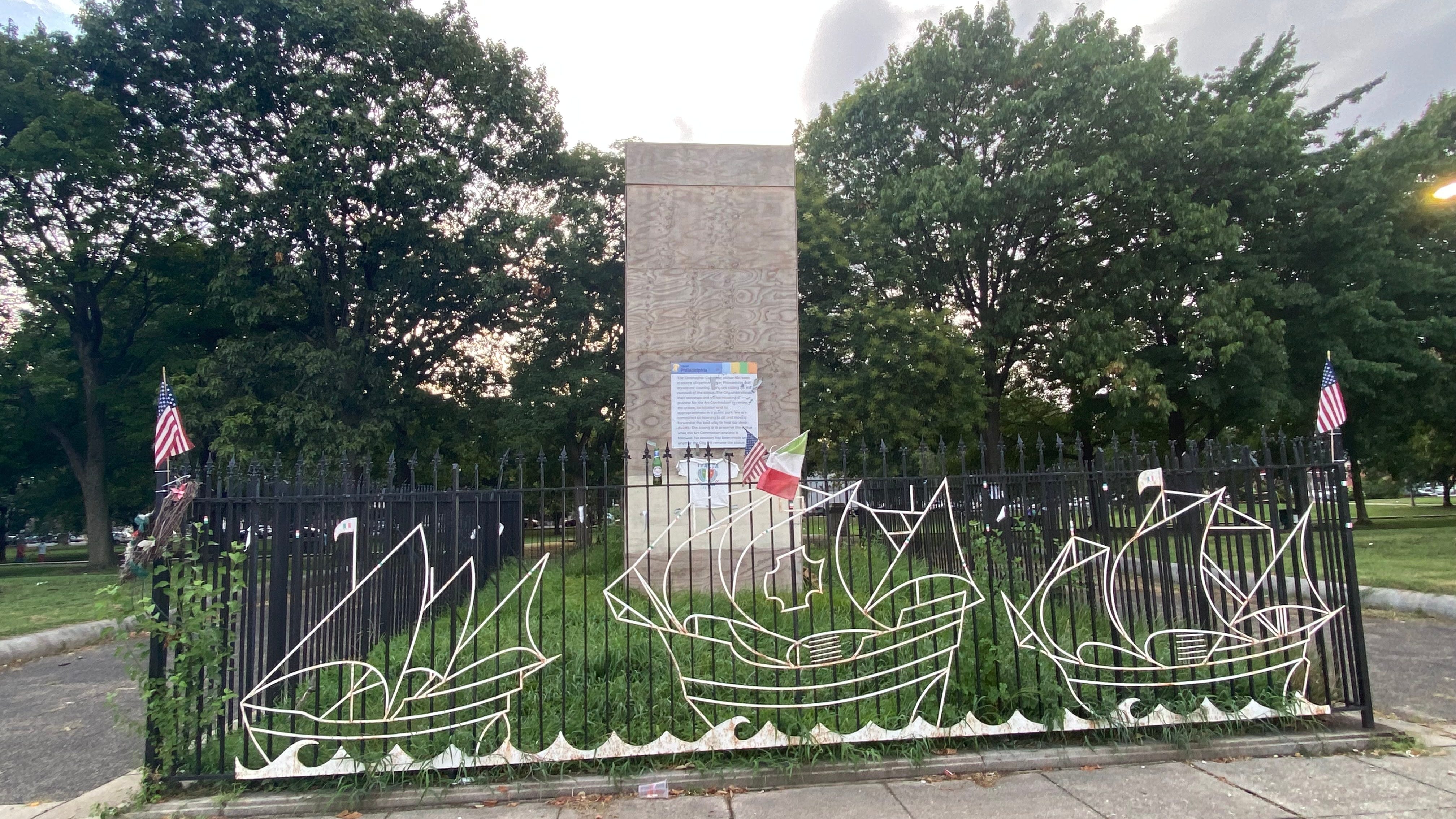 Philadelphia mayor tries again to get Columbus statue taken down