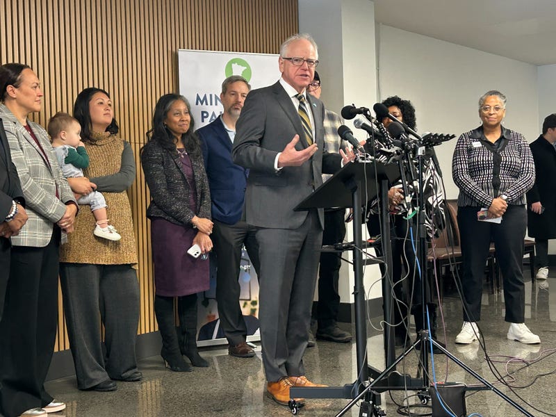 On Tuesday, Gov. Tim Walz answered questions about dropping out of the 2026 race, and did so with an angry and defiant tone, taking special aim at President Donald Trump and Republicans.