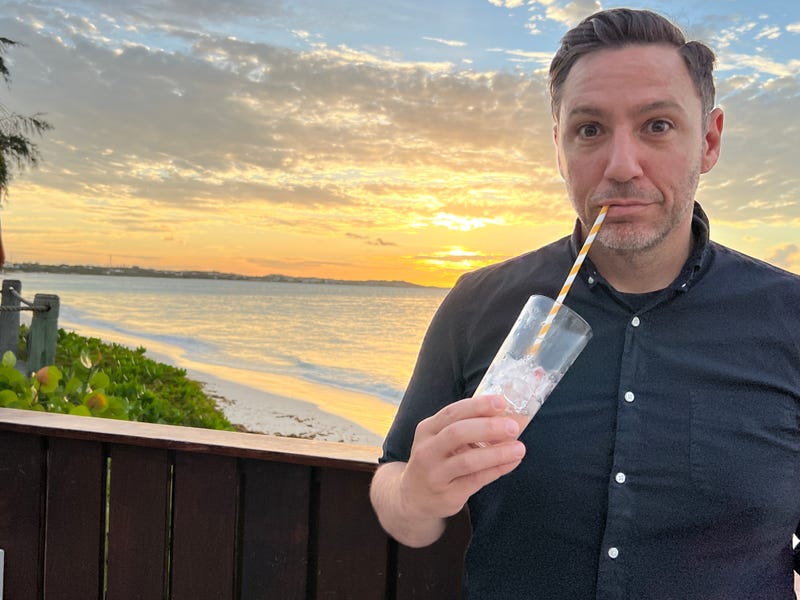 Cheers! Trey's journey #LIVEFromBeaches at Beaches® Turks & Caicos