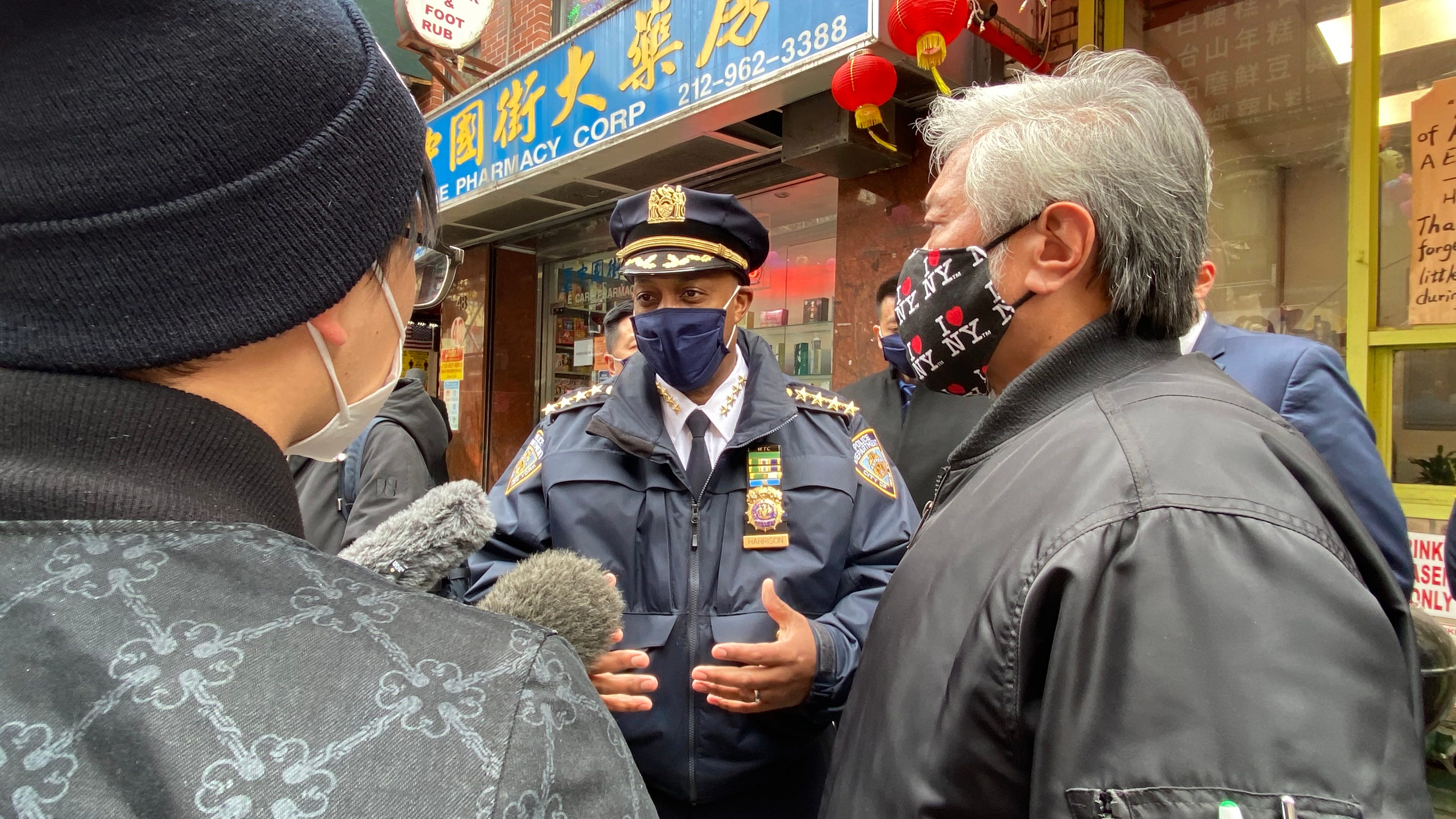 NYPD chief visits Chinatown to discuss rise in anti-Asian hate crimes
