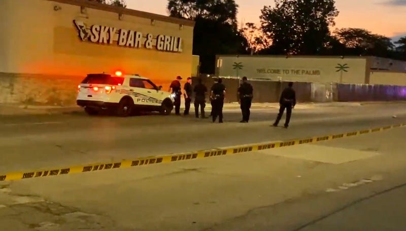 Police on the scene of shooting on Detroit's west side