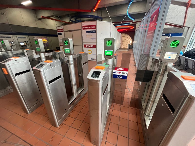Gates at University Station in Buffalo, N.Y. on 10/30/2023