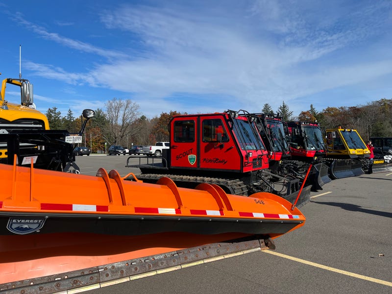 Some new and recently purchased snow equipment that can be used in plowing or emergency situations in Erie County.