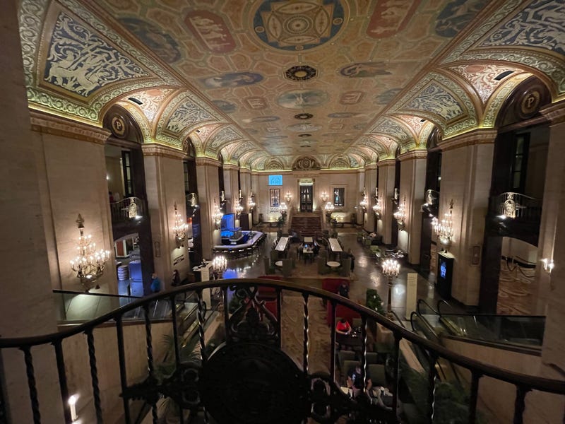 The Empire Room inside the Palmer Houser