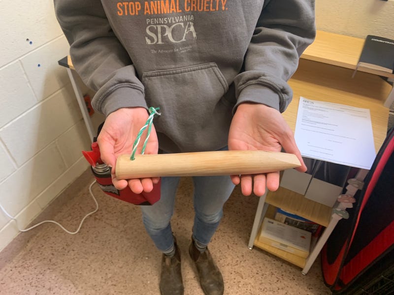 A bite stick.