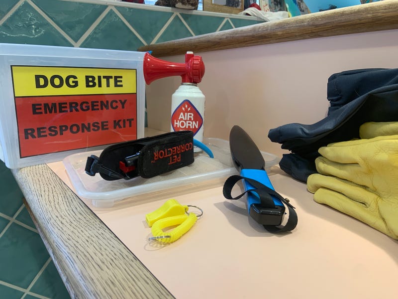 The Pennsylvania SPCA dog bite emergency response kit.