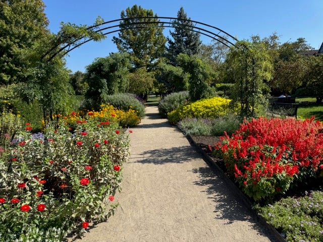 The gardens of the Garfield Conservatory 