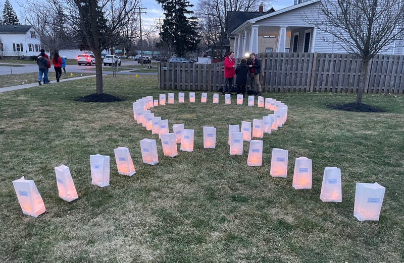 Flight 3407 crash site memorial