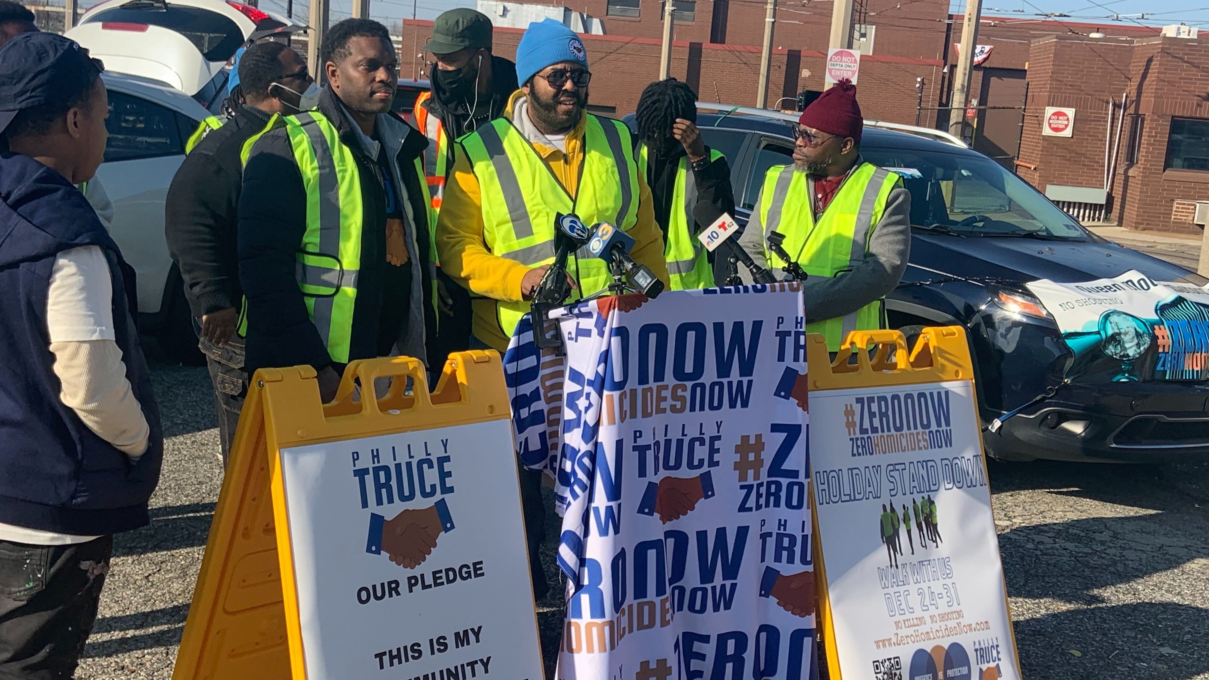 Community peace patrols call for stand-down to gun violence in Philadelphia
