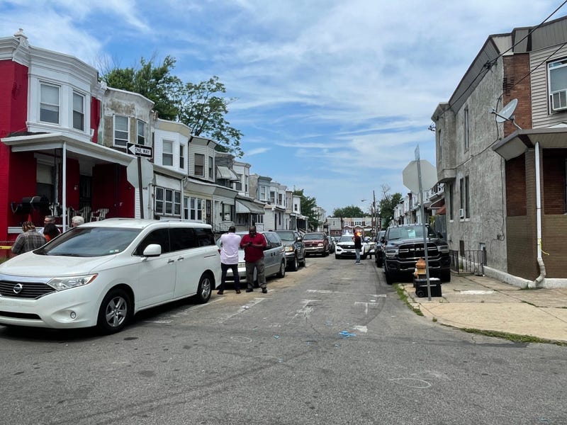 Scene of Fourth of July mass shooting in Kingsessing.