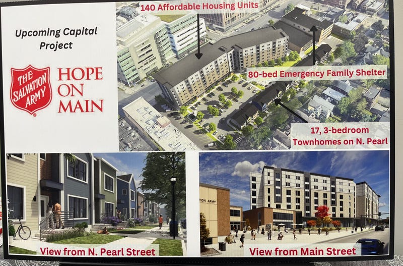 Renderings of the "Hope on Main" project