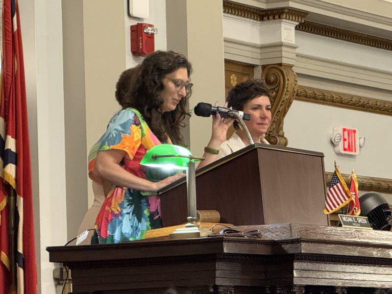 President Megan Green and Mayor Cara Spencer