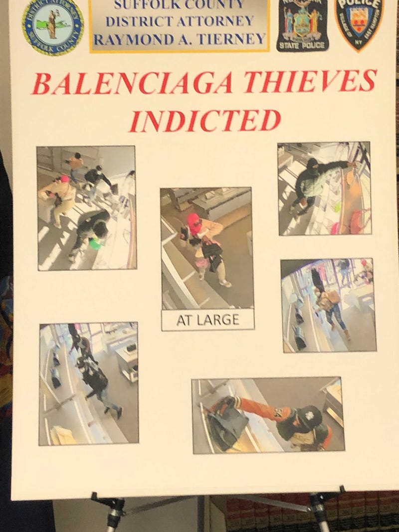 Balenciaga robbery