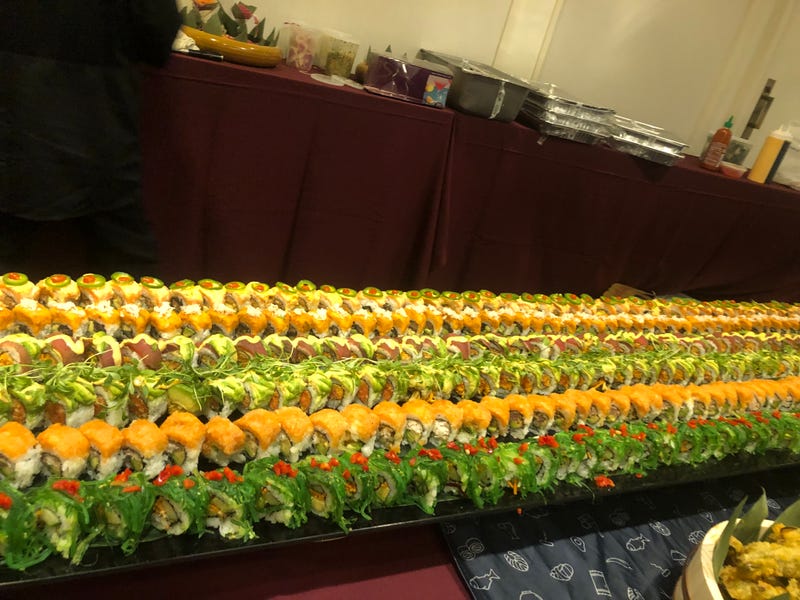 Sushi was also on the menu at the 2024 KFWE.