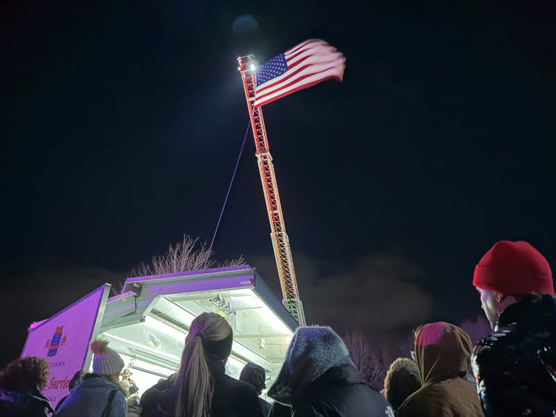 Candlelight vigil for Corporal Matthew T. "Ty" Snook on Dec. 29, 2025.