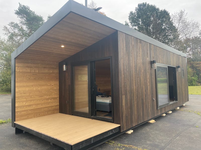 An example of a tiny home build by TimberHut.