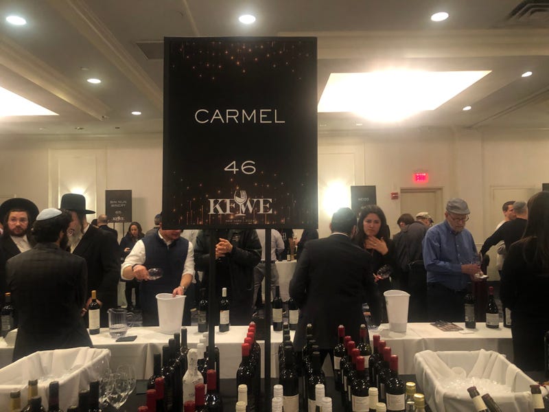 Israeli winery Carmel had no shortage of bottles the the 2024 KFWE.