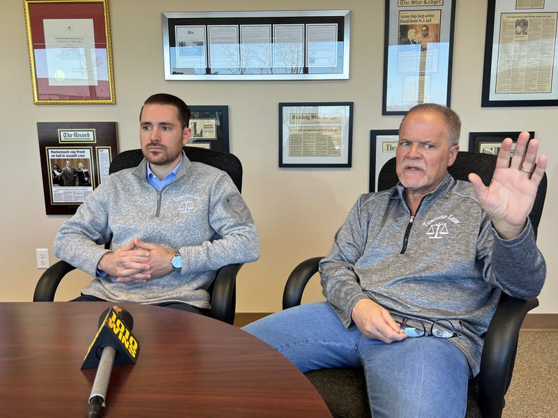 Matthew Toscano (left) and Patrick Toscano (right) are lawyers representing five officers from the department