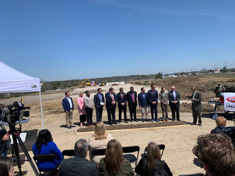 Groundbreaking for a new development at the former Crestwood Mall