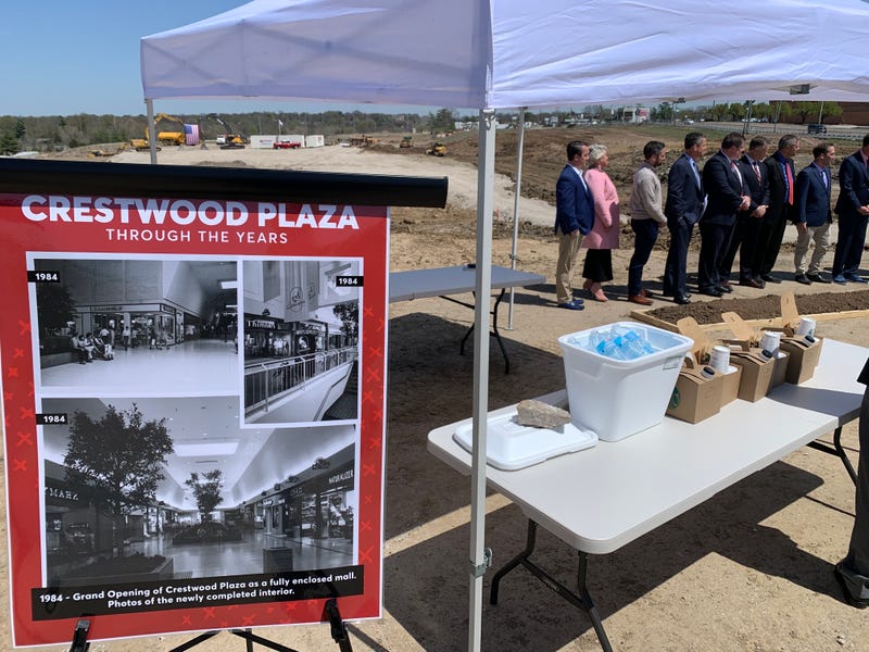 Groundbreaking on the site of the former Crestwood Mall