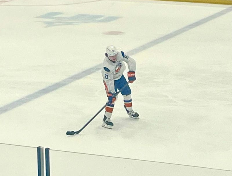 Jonathan Brown at the Islanders' Development Camp