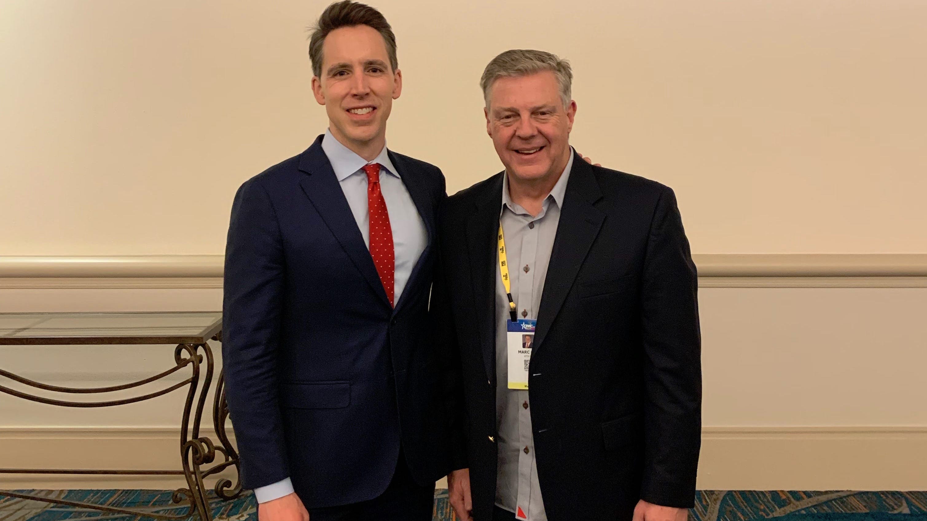 Sen. Hawley at CPAC: Biden's plan to send more US troops to Europe is a mistake