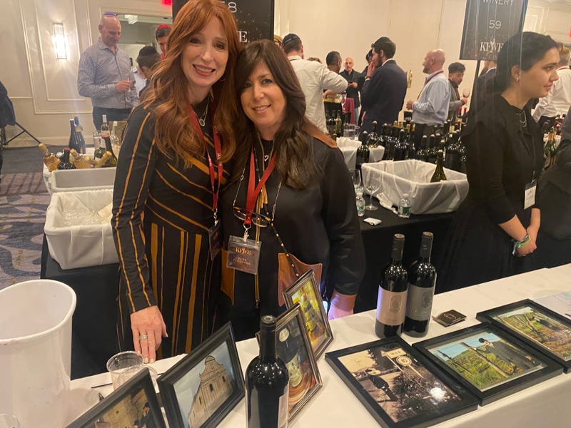 Sara Flegmann (right) and Susy Adler (left) continue the family tradition of winemaking with Flegmann wines, which began generations ago in Hungary. The Holocaust put an end to that, but "from our father’s will to rebuild was born a dream to revive the Flegmann wine label."