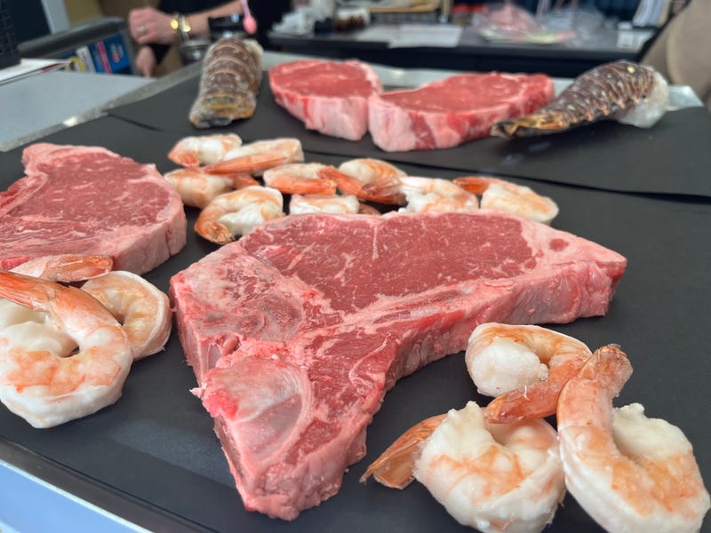 Steak and shrimp